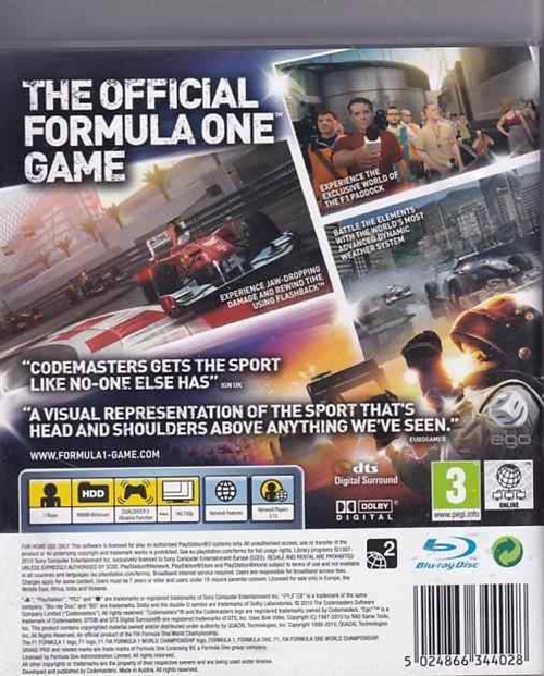 F1 2010 - PS3 (B Grade) (Genbrug)